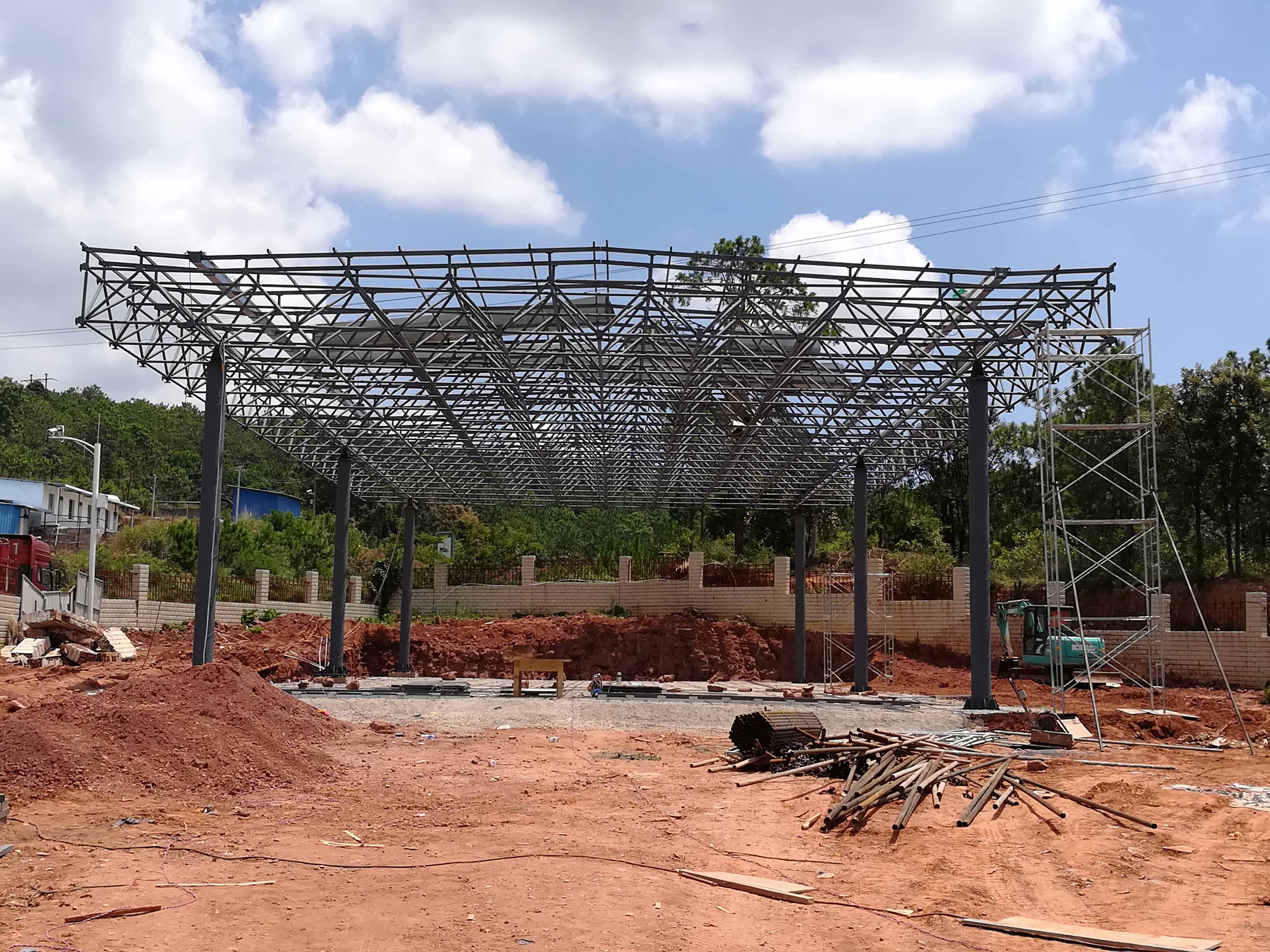 郏县加油站网架屋面